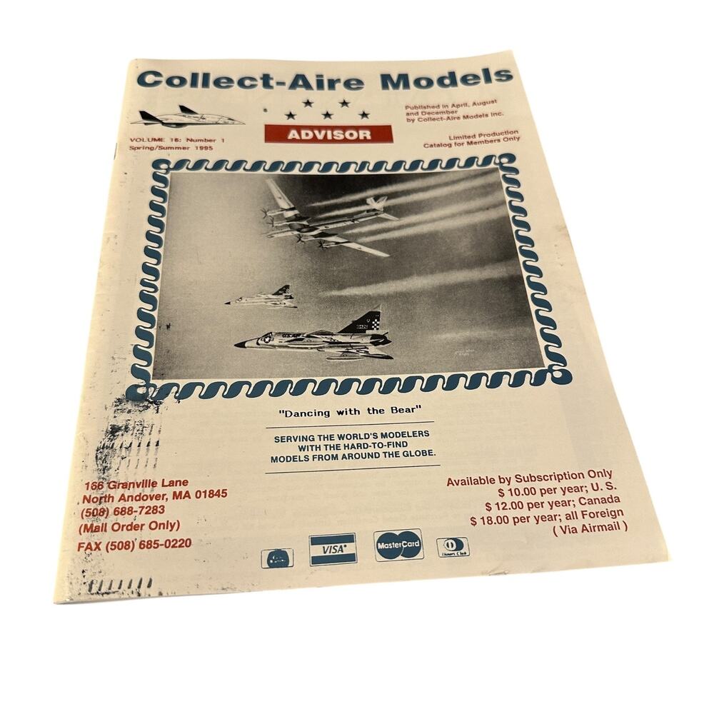 Collect Aire Models Advisor Catalog Vol 16 #1 Spring/Summer 1995